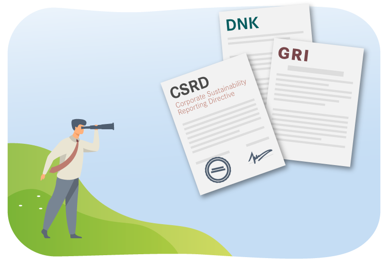 Erstelle Dir einen Projektplan für die Vorbereitungen Deines CSRD-/DNK-/GRI-Bericht.