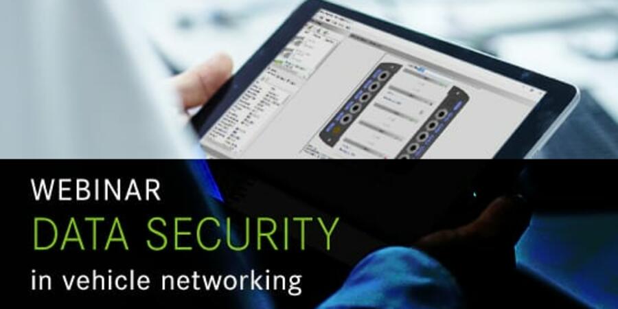 Webinar: Data security &ndash; forward-looking encryption in the field of vehicle networking