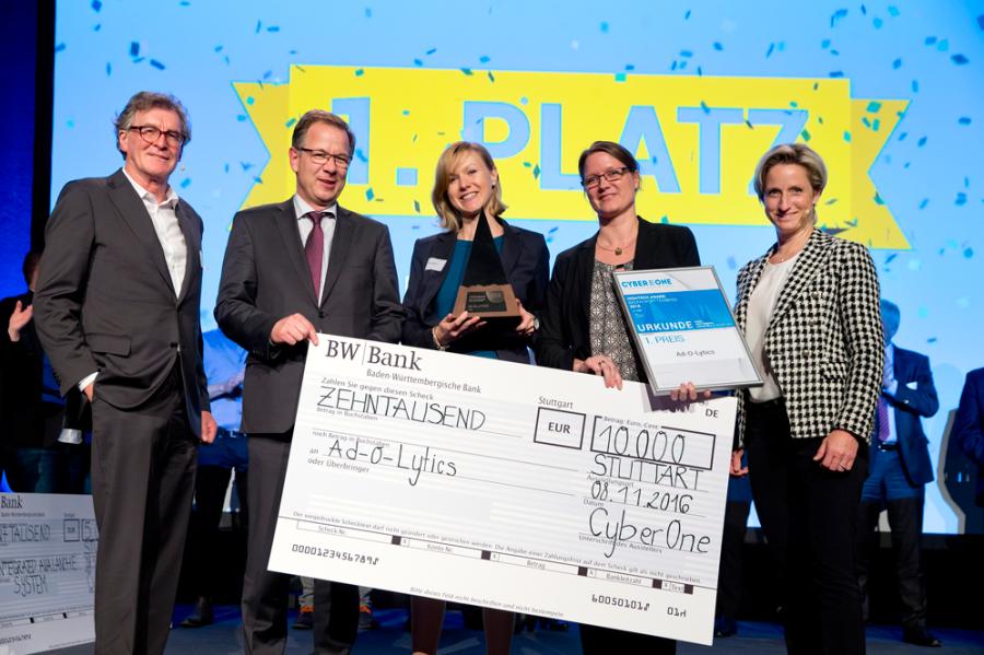 CyberOne Hightech Award 2016 verliehen