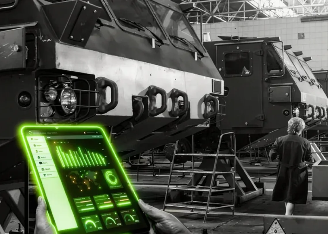 Supply chain operations with digital tablet interface