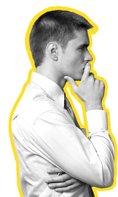 Ein Mann denkt